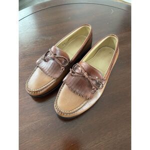 Allen Edmonds Nottingham Loafers Brown Leather Dress Shoes Men's Size 9